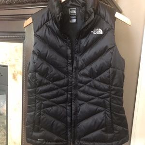 Black North Face Vest